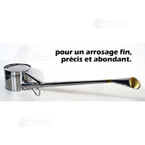 Arrosoir inox 4 litres long bec